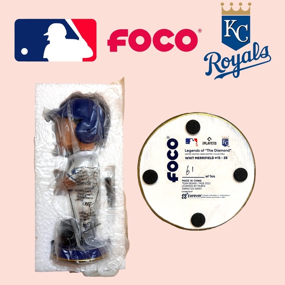 Royals Foco Bobblehead Whit Merrifield - Picture 4 of 5